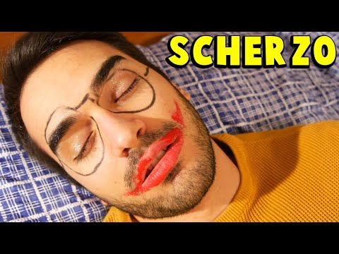 Prank on Molly - I put makeup on her while she sleeps