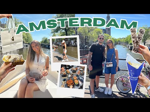 MY FIRST TIME IN AMSTERDAM!🇳🇱 + SURPRISING OUR FRIEND!