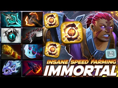 Anti-Mage Immortal Insane Farm Speed - Dota 2 Pro Gameplay [Watch & Learn]