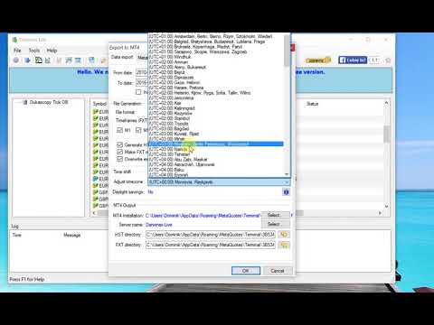 Tickstory Lite   exporting data to MetaTrader   99% modelling quality for free