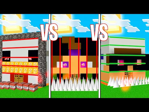 CASA SICURA di MARCY contro KENDAL e BELLAFACCIA - Battaglia su Minecraft