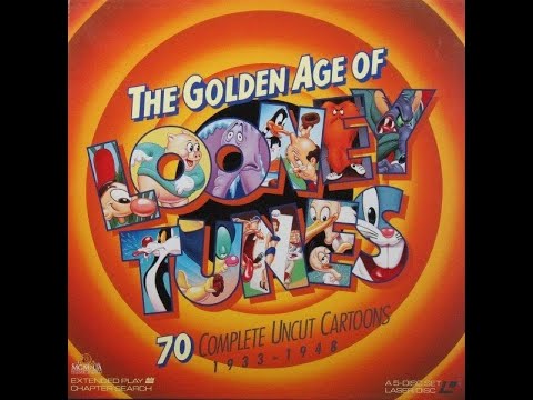 Golden Age of Looney Tunes Vol. 1 Laserdiscs (Public Domain Cartoons)