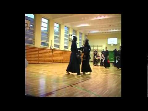 Warsaw Kendo League May 2012 - Bosak (aka) vs. Wierzbowski (Shiro)