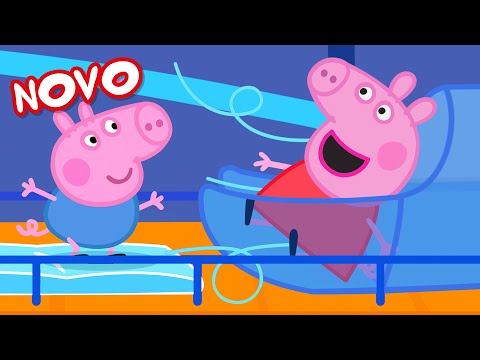 Capa de Peppa Pig Português Brasil | Um Dia na Casa de Diversões | NOVO Contos da Peppa Pig