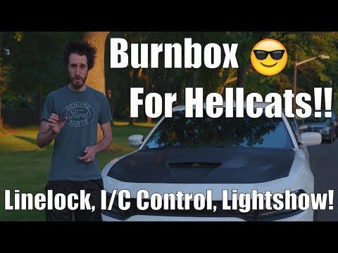 Review: Burnbox Dodge Charger/Challenger Hellcat! Strobes/Light Show Line Lock Intercooler Control!