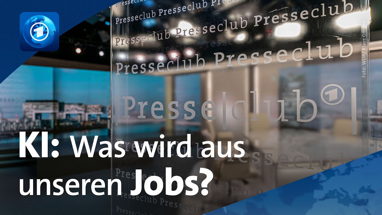 Presseclub live: Die KI-Revolution - was wird aus unseren Jobs?
