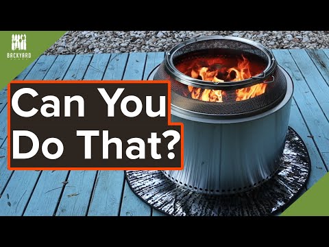 Can You Put a Solo Stove on a Wood Deck?