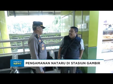PENGAMANAN OPERASI LILIN 2024 DI STASIUN GAMBIR