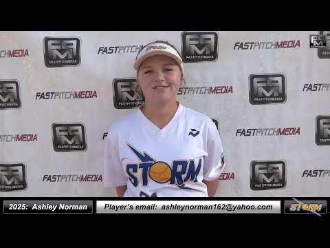 2025 Ashley C  Norman - 4.0 GPA - Catcher and Outfielder Softball Skills Video - California Storm
