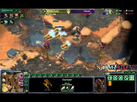 Game 1 - Cube (P) Vs Heusa (Z)  - semifinals ESL Starbow cup 1