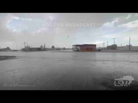 05-02-2023 Goldsmith, Texas - Hail from Severe Thunderstorm Warned Storm