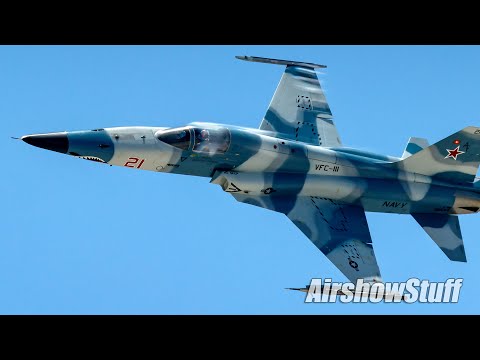 RARE! US Navy F-5 Tiger II Demo - NAS Key West Airshow 2023