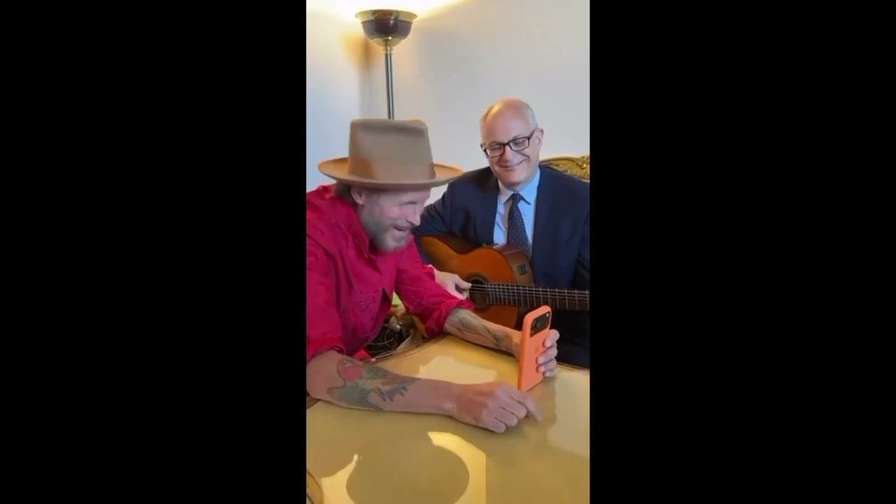 GUALTIERI RICEVE JOVANOTTI IN CAMPIDOGLIO