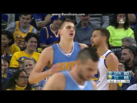 Nikola Jokic 21 Pts , 13 Reb vs. Warriors - Golden State Warriors vs. Denver Nuggets - 02/01/2017