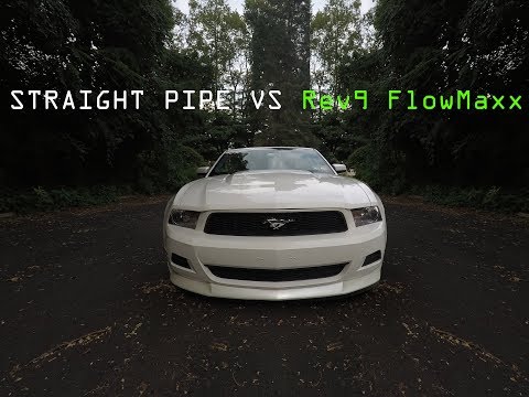FORD MUSTANG - STRAIGHT PIPE VS REV9 FlowMaxx 1080P FHD