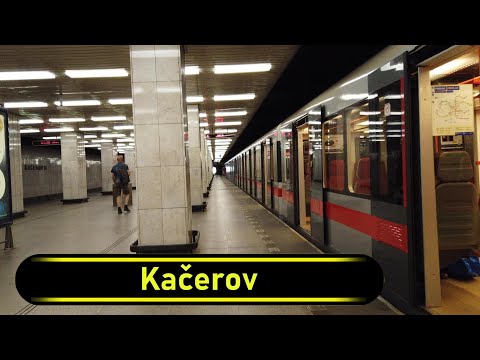 Metro Station Kačerov - Prague 🇨🇿 - Walkthrough 🚶