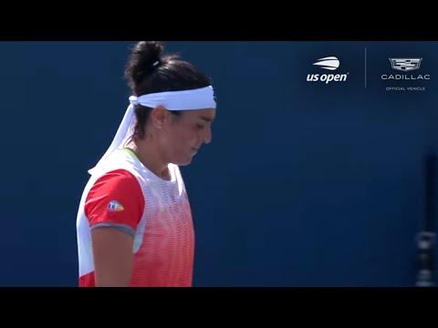 Ons Jabeur Wins beats Elizabeth Mandlik Live Tennis US OPEN #usopen
