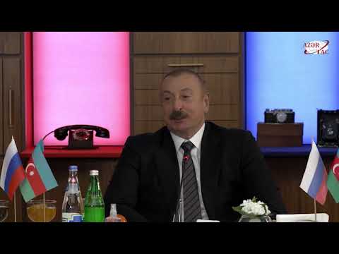 President Ilham Aliyev met with Russia’s top mass media leaders at TASS headquarters
