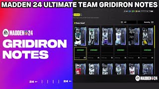 MADDEN 24 ULTIMATE TEAM GRIDIRON NOTES NEW CHANGES , FEATURES AND MORE