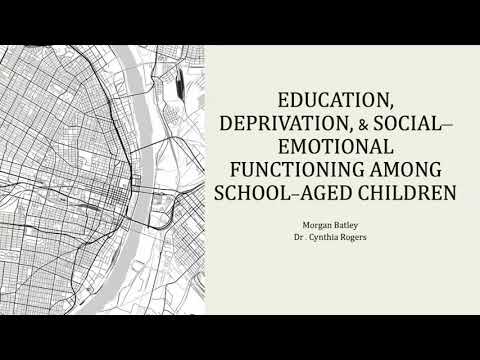 <p>Education, Deprivation, and Social-Emotional Functioning of School-Aged Children </p>