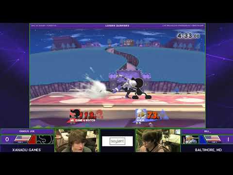 [XANADU] S@X 241 Smash 4 - Dingus Joe (Mr. Game & Watch) vs Bill (Sheik) - Losers Quarters