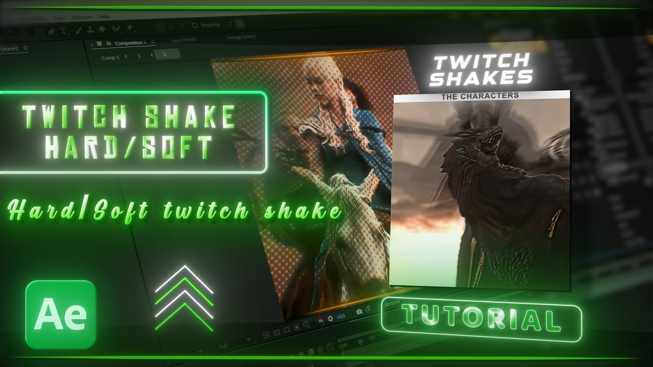 Soft Twitch Shake Tutorial - After Effects