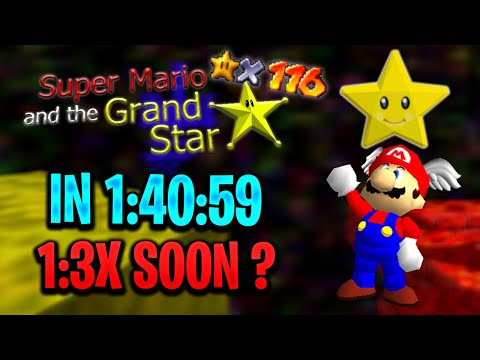 116 Stars Speedrun in 1:40:59 | Super Mario & The Grand Star