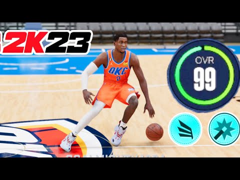 NBA 2K23 Shai Gilgeous Alexander OVERPOWERED GAMEPLAY - BEST SHIFTY BUILD NBA 2K23