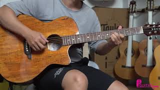 Video thumbnail for Guitar Luna Gypsy Spalt chơi fingerstyle rất ok thưa quí vị by P-Guitar