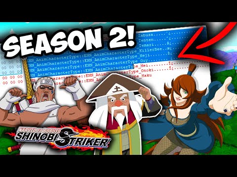 NEW Datamined characters for Naruto to Boruto shinobi striker - Season 2 DLC?!?!