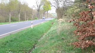 preview picture of video 'Motorradraser Schotten 2014 nähe Applauskurve'