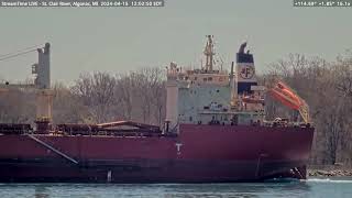 Federal Kivalina passing by Algonac moving up the St. Clair River towards Marine City and Port Huron