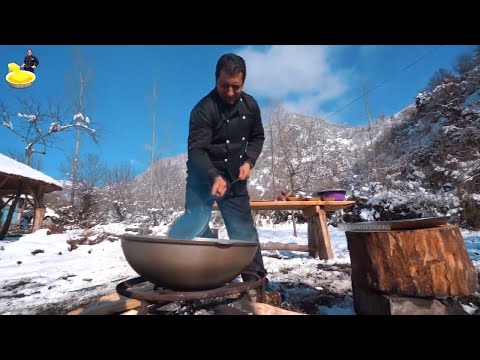 Traditional Russian Borscht Recipe | Ukraine Borsch soup with cabbage | Wilderness Cooking
