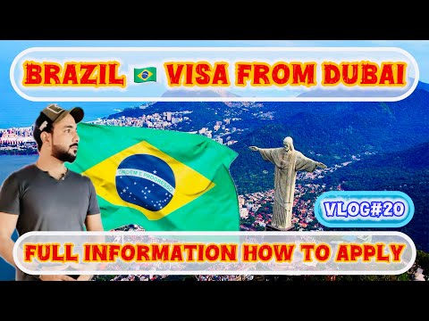 How To Apply Brazil Tourist Visa From Dubai UAE 🇦🇪 Full Information Video vlog20