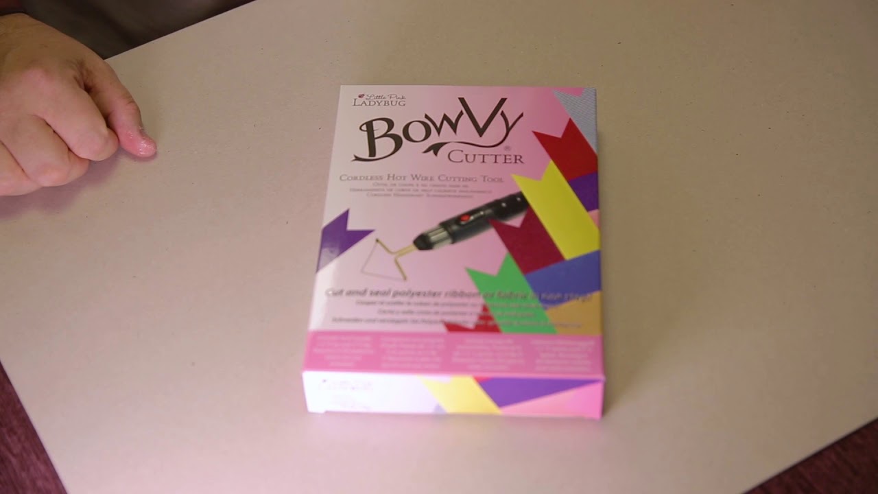 Ribbon Cutter BowVy - V Shaped Ribbon Tail Cutter - Ribbon Heat Cutter and Sealer