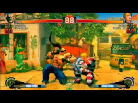 SSF4 AE: RF (Sagat) vs Momochi (Cody) - Nagoya Street Battle 28