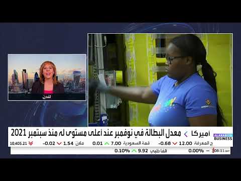 Capture d'écran du flux en direct de la chaîne de télévision en ligne Al Arabiya Business