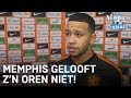 Memphis reageert op positieve Johan en René: 'Wauw!' | ORANJE
