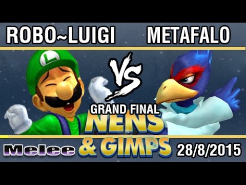 Nens&Gimps - Robo~Luigi (Luigi) VS Metafalo (Falco) Melee Grand Final - Top 8