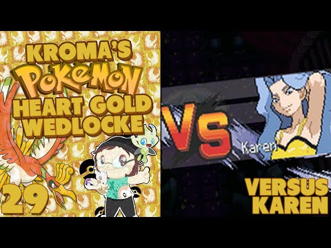 Pokémon Heart Gold Wedlocke, Part 29 - Karen Love!