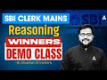 SBI Clerk Mains 2025 Winners Demo Class SBI Clerk Mains Reasoning Practice By Shubham Sir