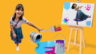 DESAFIO COLORINDO MARIBEL DO FILME ENCANTO COM 3 CORES - MARIANA VERAS