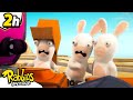 Why Are The Rabbits So Shocked RABBIDS INVASION 2H Compilation Cartoon For Kids