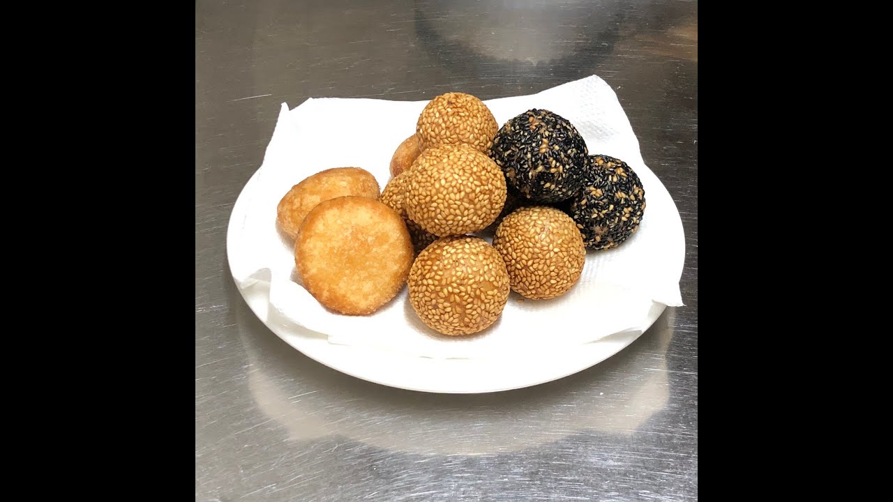 Bánh Cam , Bánh Rán , Bánh lúc lắc Món ngon của Bà .. - Fried Glutinous Rice ball