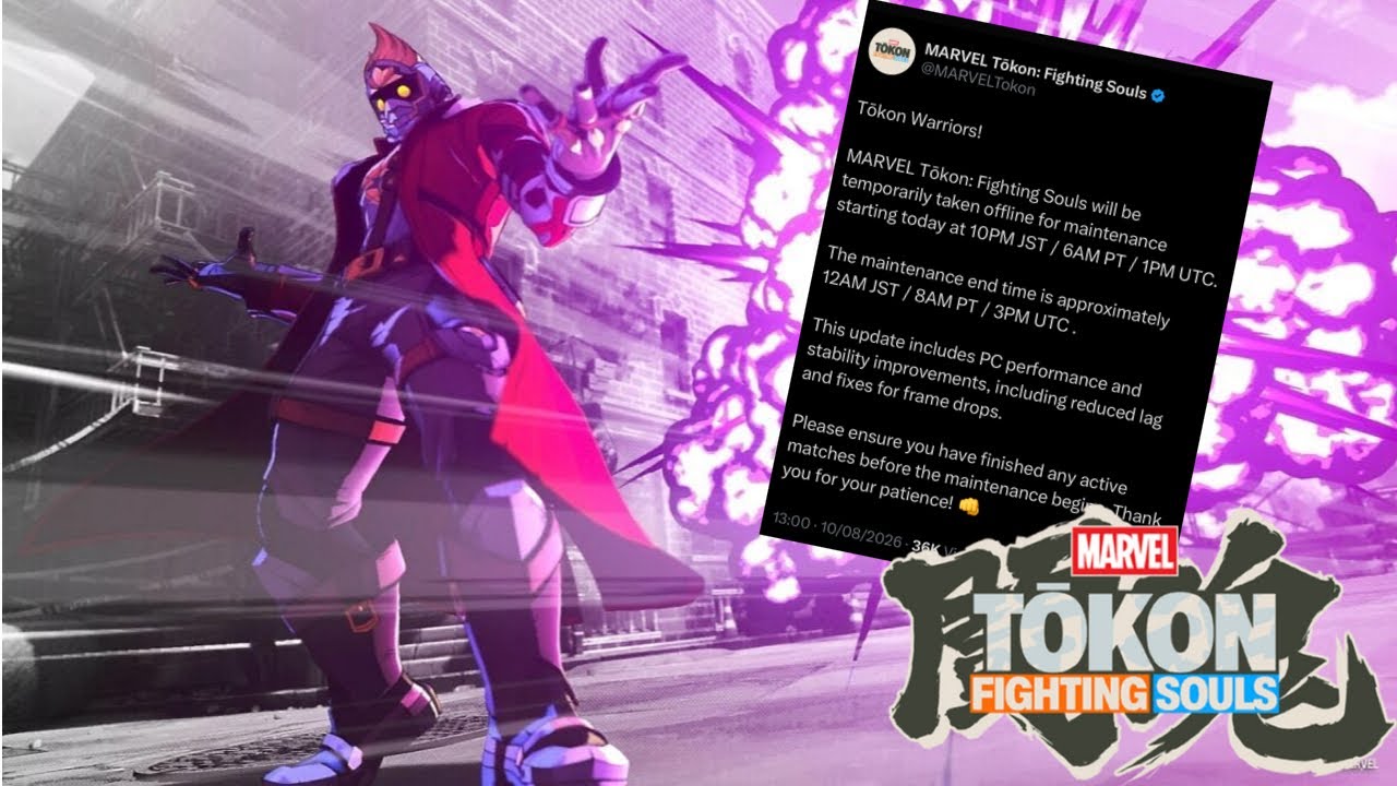 Marvel Tokon Fighting Souls PC Patch & Maintenance Announced For Today Fixes & More Revealed