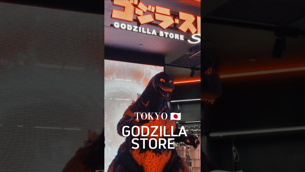Godzilla Store, Tokyo, Shibuya 🇯🇵🐉🔥 #shorts #japan #tokyo #godzilla