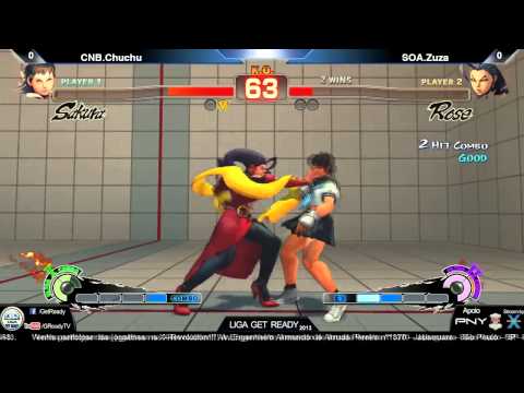 3º Etapa Liga GR - CNB.Chuchu (Sakura) Vs SOA.Zuza (Rose) - Rank A - SSF4 AE