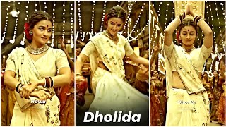 Dholida Song Fullscreen Whatsapp Status | Dholida Status | Gangubai Kathiawadi | Alia Bhatt | New