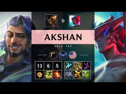 Akshan Top vs Yone - NA Diamond Patch 25.13