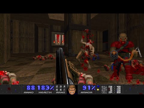 Doom II - Realm of Chaos: 25th Anniversary Edition - MAP20: Teleporter Central (Ultra-Violence 100%)